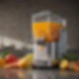 Modern juice machine with sleek design