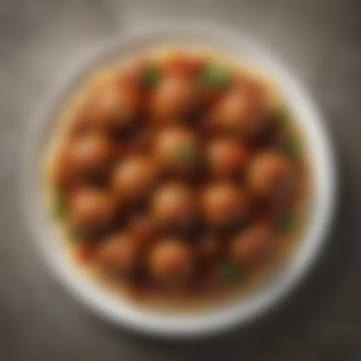 A collage illustrating various meatball variations from around the world