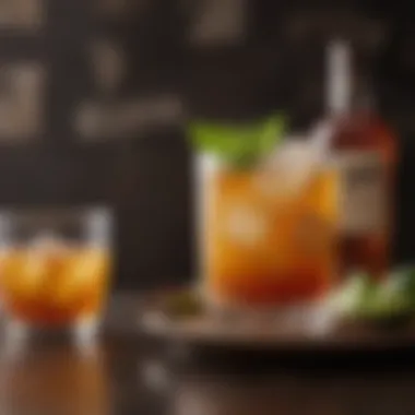 Culinary pairing of Mai Tai and Amaretto with gourmet dishes