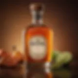 A vintage bottle of Don Julio tequila with a rich amber hue, symbolizing its premium quality.