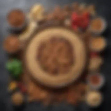 Ingredients for Healthy Baking An assortment of ingredients used in diabetes-friendly baking, highlighting nuts, fruits, and natural sweeteners
