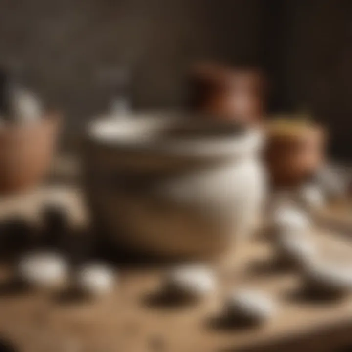 Various sizes of stone crocks suitable for different pickling needs