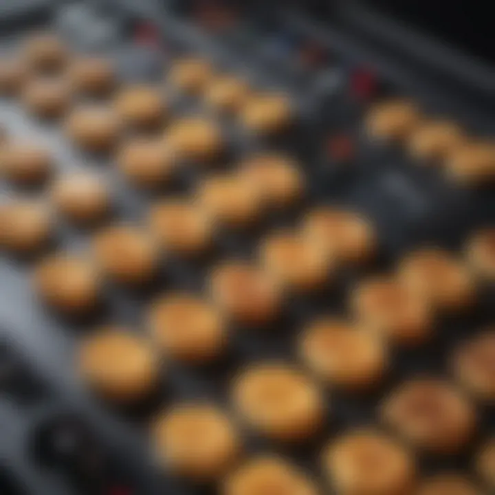Close-up of the Smart Waffle Pro's advanced control panel