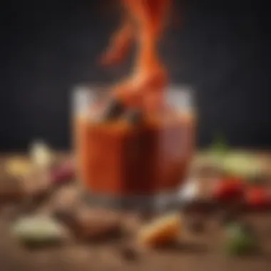 A Colorful Collection of Spices A vibrant array of spices for Bloody Mary