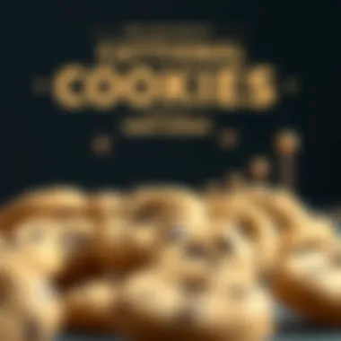 An infographic illustrating the history of cookies and their evolution in culture
