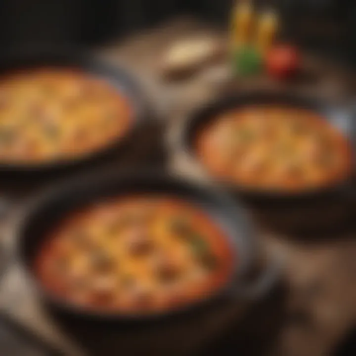 Comparison of traditional and induction-compatible paella pans