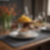 Elegant table setting featuring premium placemats