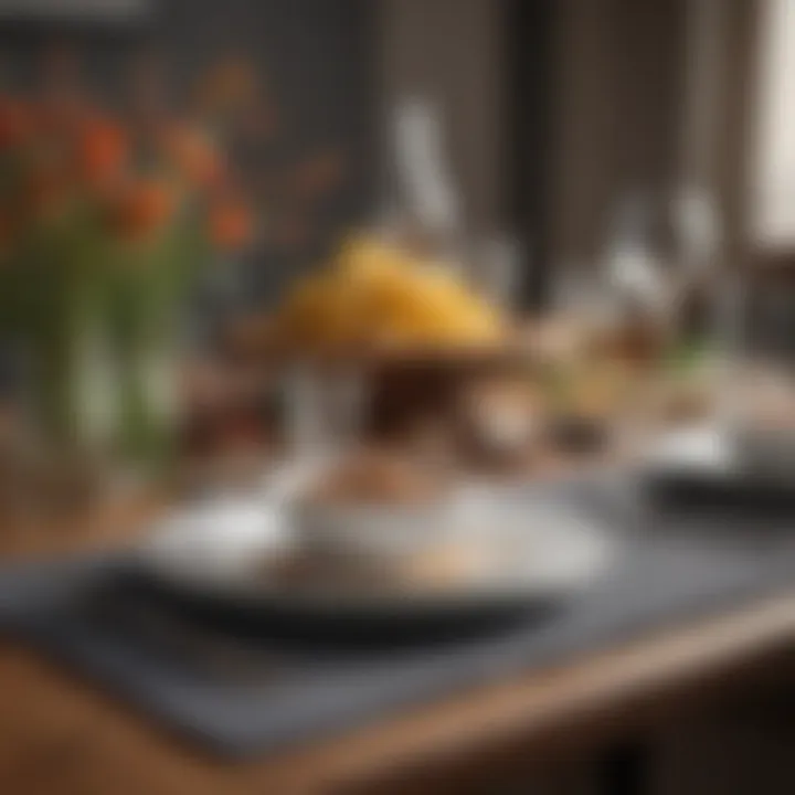 Elegant table setting featuring premium placemats