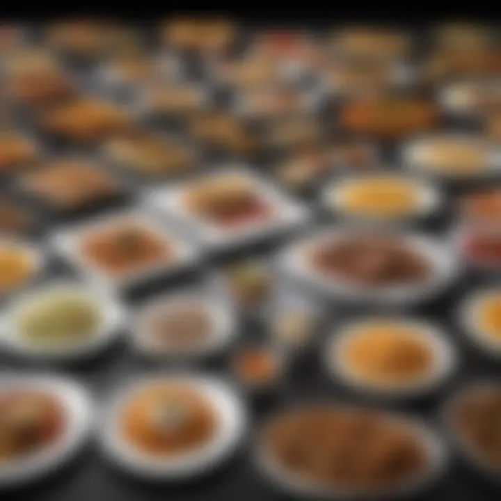 Variety of high-quality placemats on display