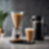 Elegant Yama cold coffee brewer showcasing its unique design
