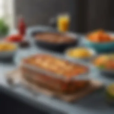 Meal Presentation with Tupperware Non-Stick Cookware A vibrant meal served in Tupperware non-stick cookware