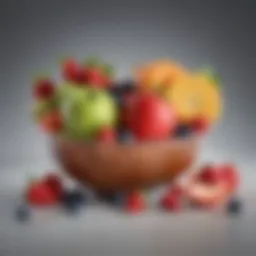 A vibrant assortment of fresh fruits