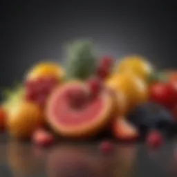 A vibrant assortment of low-glycemic fruits