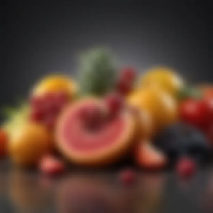 A vibrant assortment of low-glycemic fruits
