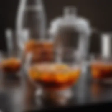 Functional Glassware in Culinary Settings Glassware with lid demonstrating functionality in kitchen settings