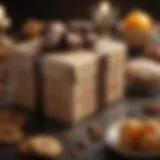 A beautifully wrapped gift box showcasing artisanal goods