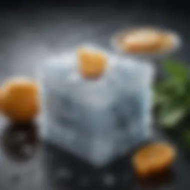 Diverse Ice Packs for Culinary Applications A collection of various ice packs for culinary uses
