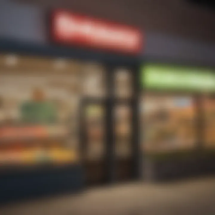 Sign indicating grocery store hours during Easter.