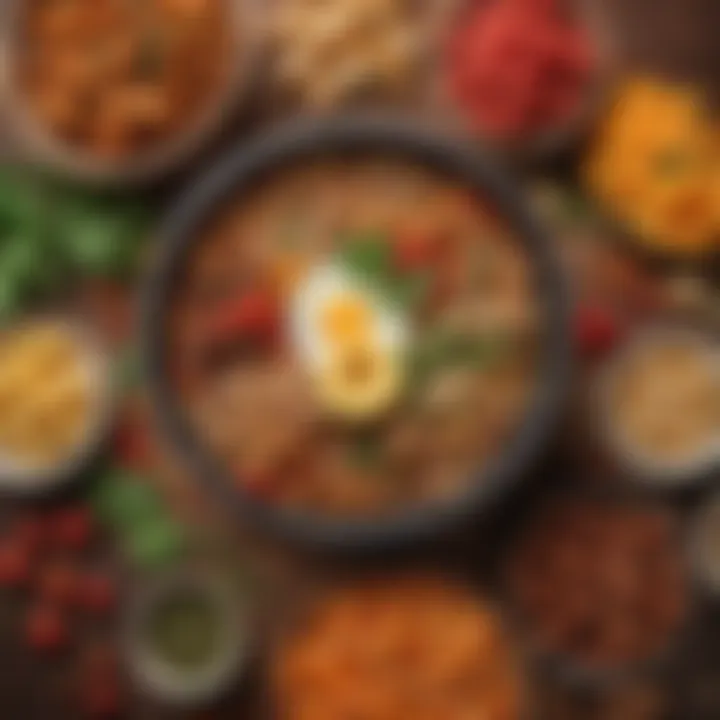 Nutritional benefits of Harina Pan displayed through colorful ingredients.