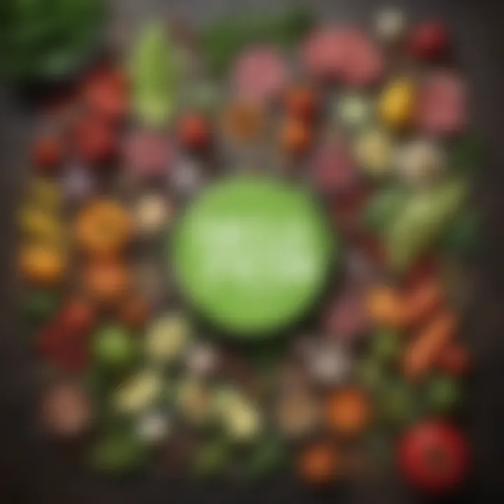 A colorful array of Hello Fresh ingredients showcasing freshness and variety