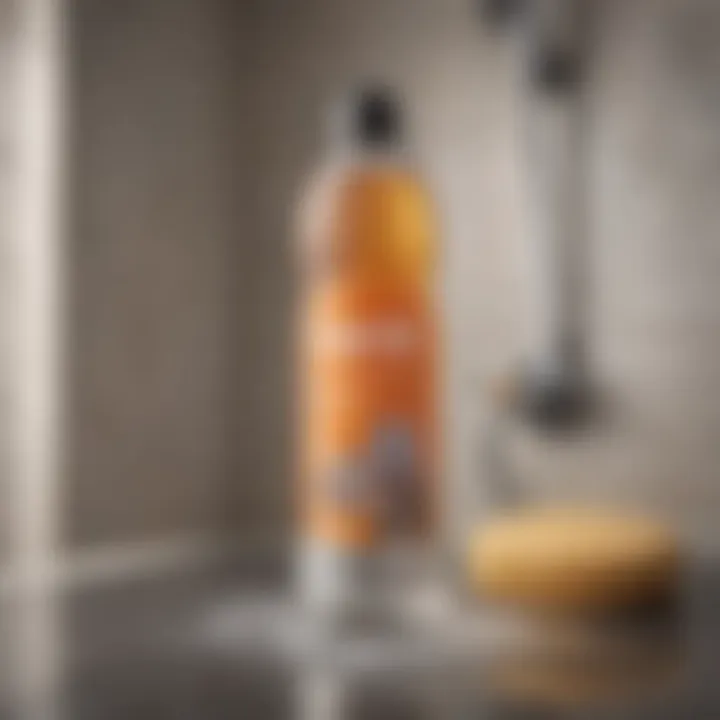 Comparison of conventional cleaners for fiberglass showers