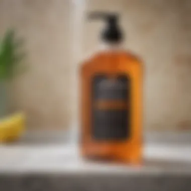 Natural Cleaners for Soap Scum Natural cleaning solutions displayed for tackling soap scum