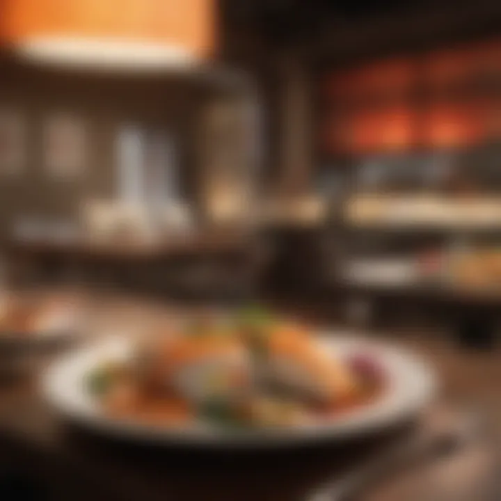 Elegant dining atmosphere enhancing customer experience