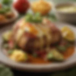 A beautifully plated Chile Relleno showcasing vibrant colors and textures.
