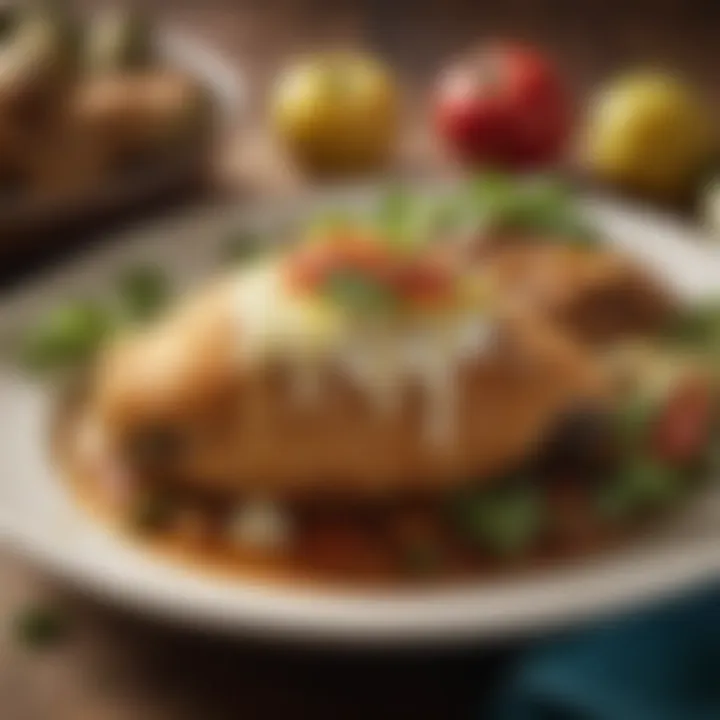 A historical depiction of traditional Chile Relleno, illustrating its cultural significance.