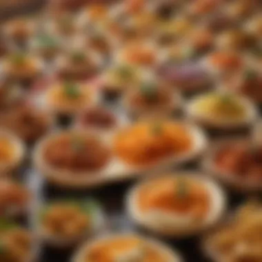 Popular Indian Street Food Delicacy A close-up view of a popular Indian street food delicacy with vibrant colors