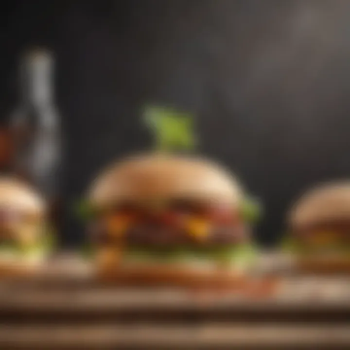 Artfully crafted plant-based burger alternatives