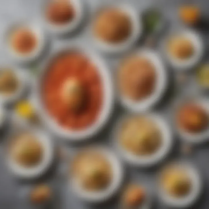 An array of Italian Easter dishes beautifully presented