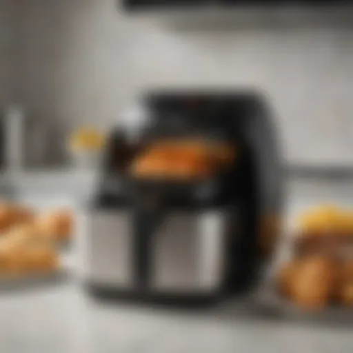 Kalorik 5.3 Quart Air Fryer Pro XL showcasing its sleek design