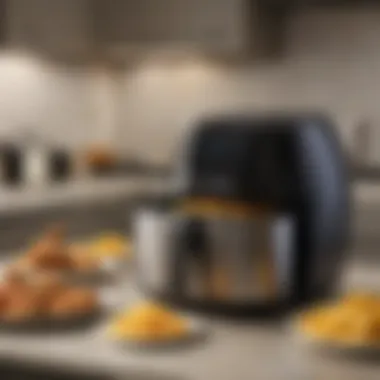 User interface of Kalorik 5.3 Quart Air Fryer Pro XL