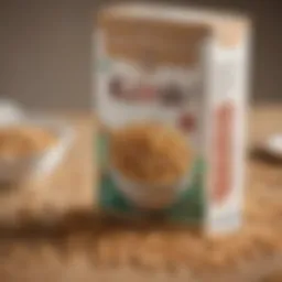 A close-up view of Kashi cereal box showcasing gluten-free labeling
