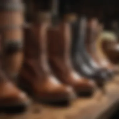 Diverse Styles of La Hacienda Boots A selection of La Hacienda boots showcasing unique designs
