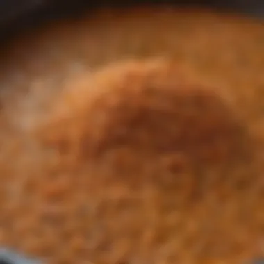 A close-up of lentils being soaked, highlighting their texture and quality