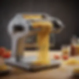 Pasta machine with various attachments