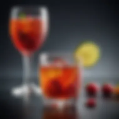 Presentation of Miti Drink A beautifully crafted glass of miti drink showcasing its color and texture