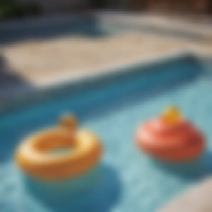 Safety equipment and guidelines for inflatable pool users