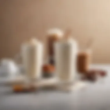 Various milk-based beverages crafted using the Nespresso frother.