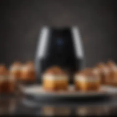 Decadent desserts made using the Ninja air fryer, highlighting innovation in sweet treats.