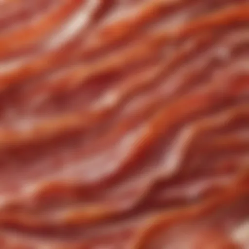 Artisanal bacon showcasing vibrant color without additives