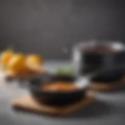 Elegant non-stick induction cookware set