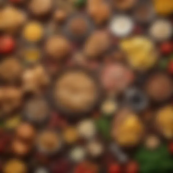 A selection of foods to avoid for better gut health