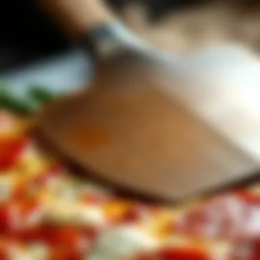 Close-up of materials used in Ooni pizza peels highlighting durability and quality.