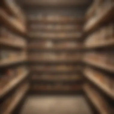 Organized Pantry with Quality Ingredients Well-organized pantry with quality ingredients