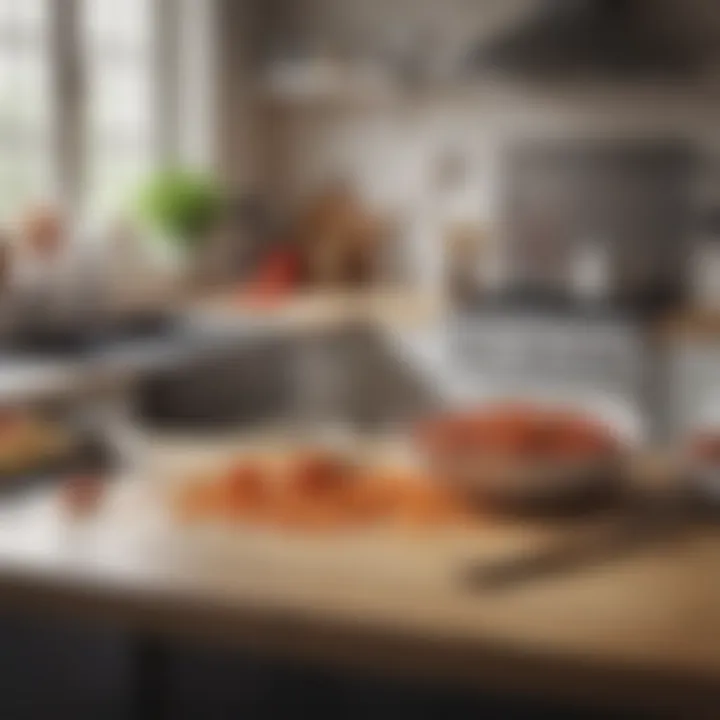 Decluttered and aesthetically pleasing kitchen surface