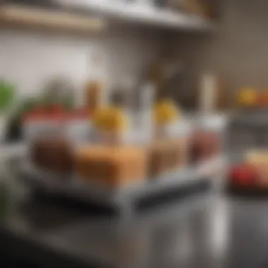 Innovative Storage Solutions for Countertops Stylish storage solutions on a countertop