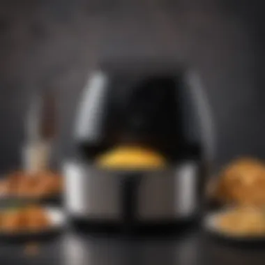 Air Fryer Settings Guide A step-by-step guide illustration, showcasing different air fryer settings and their ideal uses.
